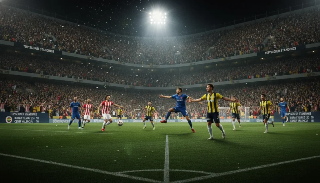 Süper Lig’in En Golcü İsimleri: Zirve Yarışında Son Durum