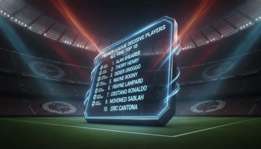 Premier Lig Tarihinin Maç Kazandıran En İyi 10 Yıldızı